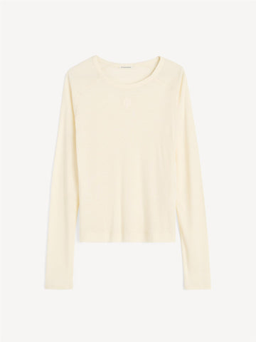 FRITHA Lyocell genser Kremfarget