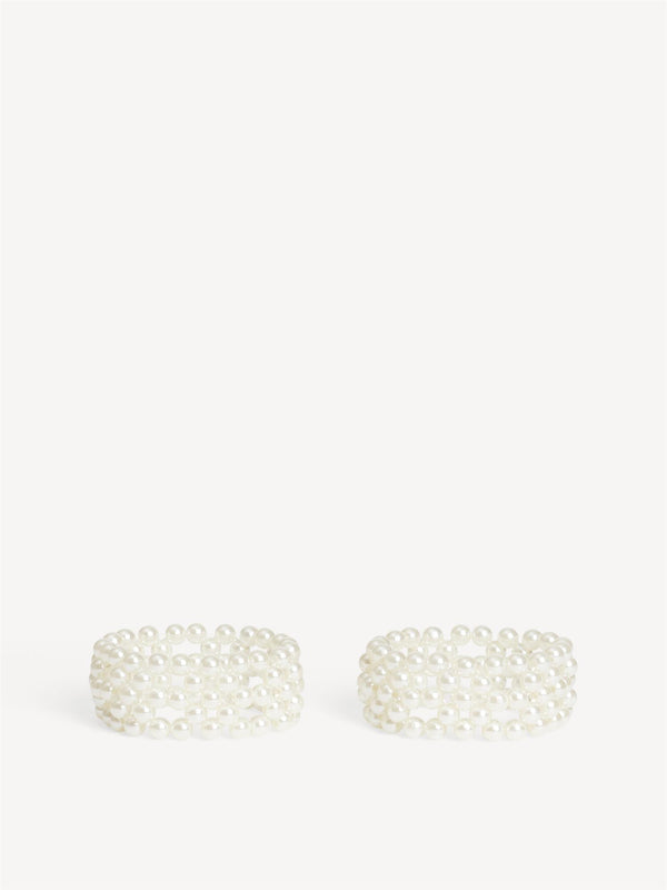  CHAKIE, armbåndene, plastikk, hvit, by malene birger 