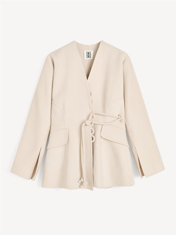 LALOU Ull Blazer Hvit