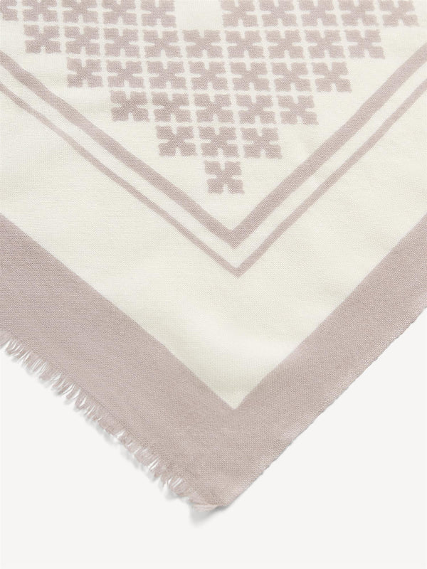 JULEE Ullskjerf Beige