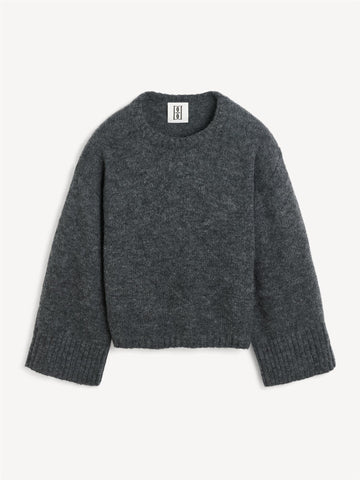 CIERRA Mohair genser Koksgrå