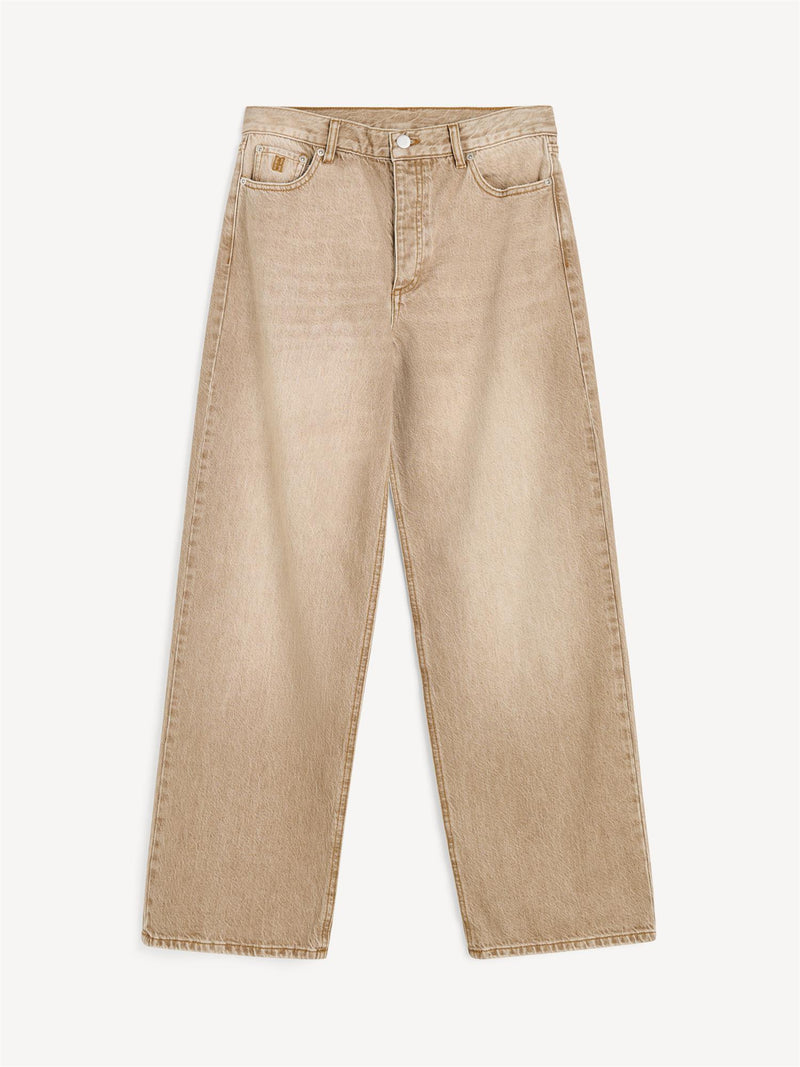VINOLA Jeans i vasket Beige