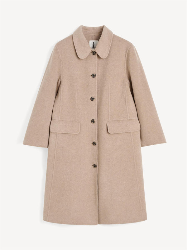 MAELLE Kåpe i 100% ull Beige