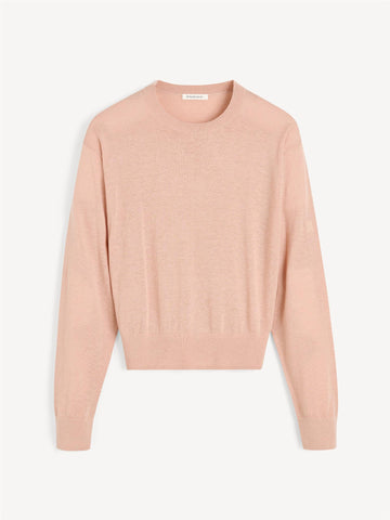 MANTEA Delikat, tynn genser Lys Rosa