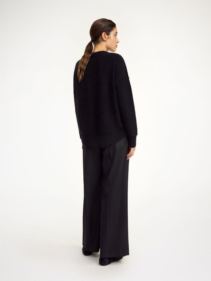 BIAGIORMS Mohair genser Sort