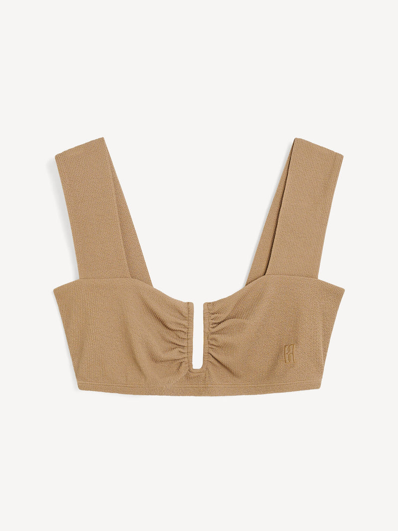 BELIRA TOP Bikini Topp Brun
