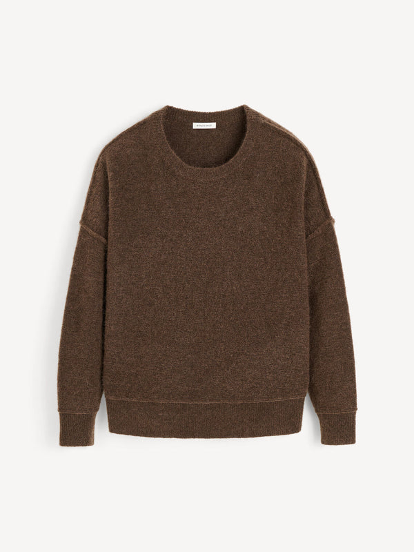 BIAGIORMS Mohair Genser Mørkebrun