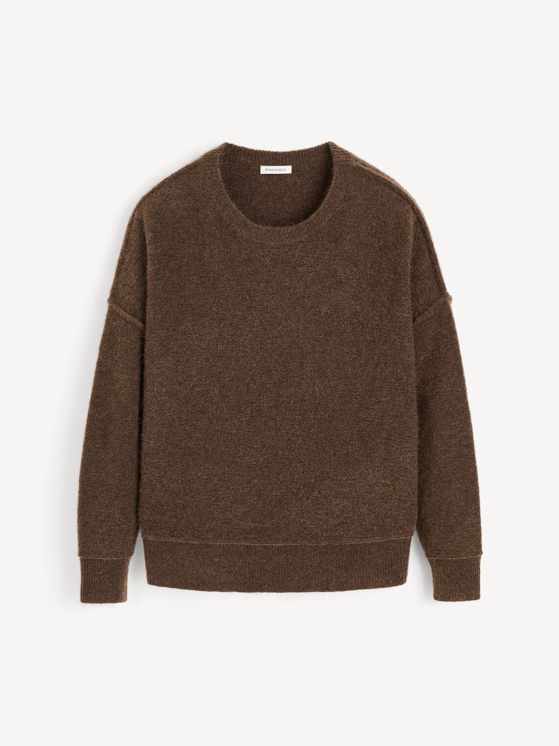 BIAGIORMS Mohair Genser Mørkebrun