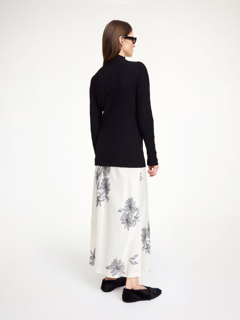 BOSHAN Skjørt med Blomster Mønster