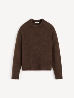 BRIE Mohair genser Mørkebrun