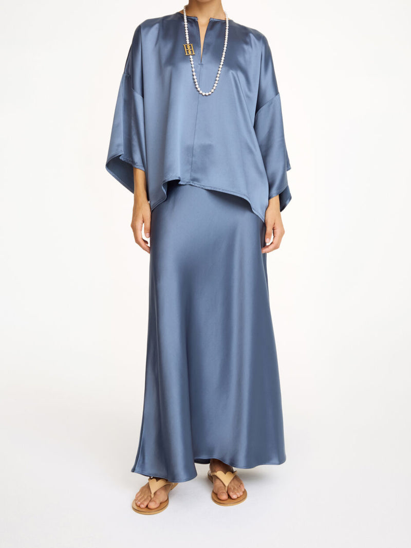 cicie, viscose, polyester, lyseblå, by malene birger