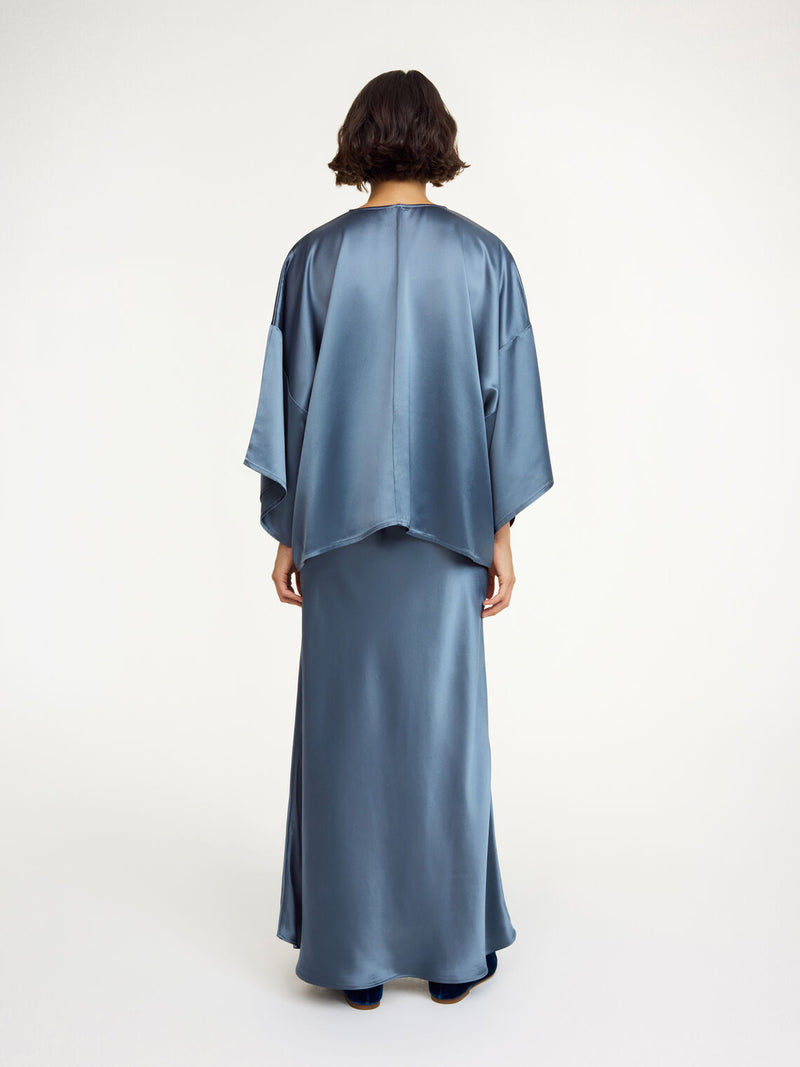 cicie, viscose, polyester, lyseblå, by malene birger