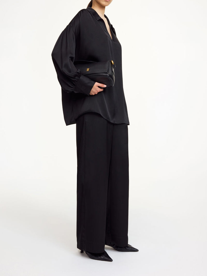 CABELLO Bukser i sateng Sort