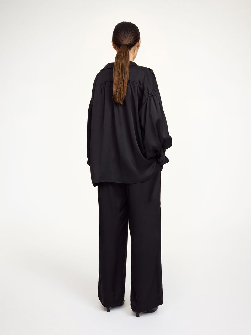 CABELLO Bukser i sateng Sort