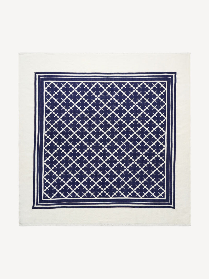 CORNELIS Ullskjerf Mørkeblå