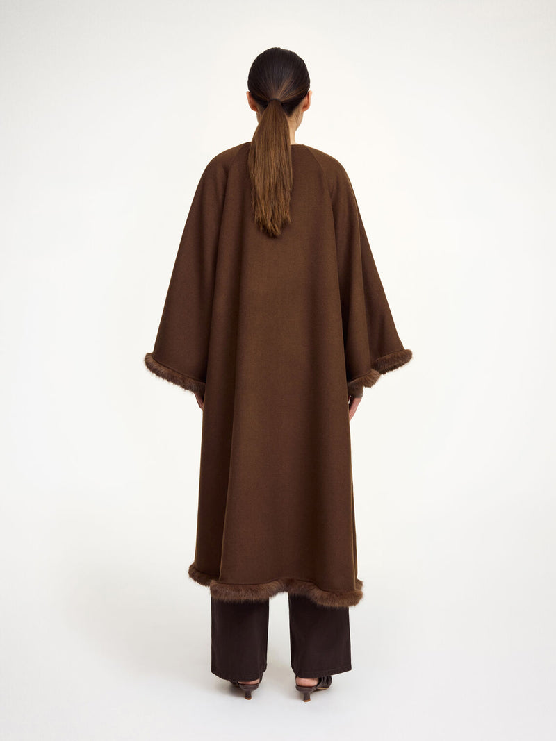 DALIMAS 100% ulkåpe Mørkebrun