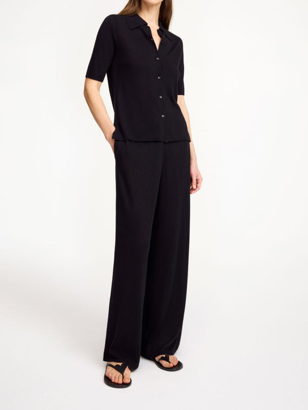 DOTTA Bluse Sort