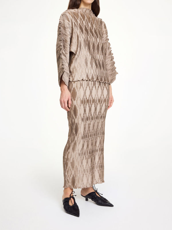 ELISAS Skjørt Beige