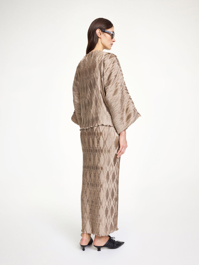ELISAS Skjørt Beige