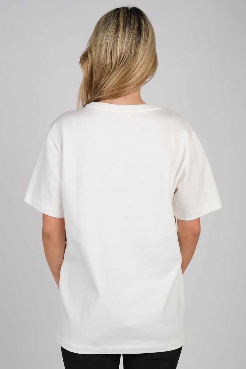 FAYEH T-skjorte i organisk bomull Hvit