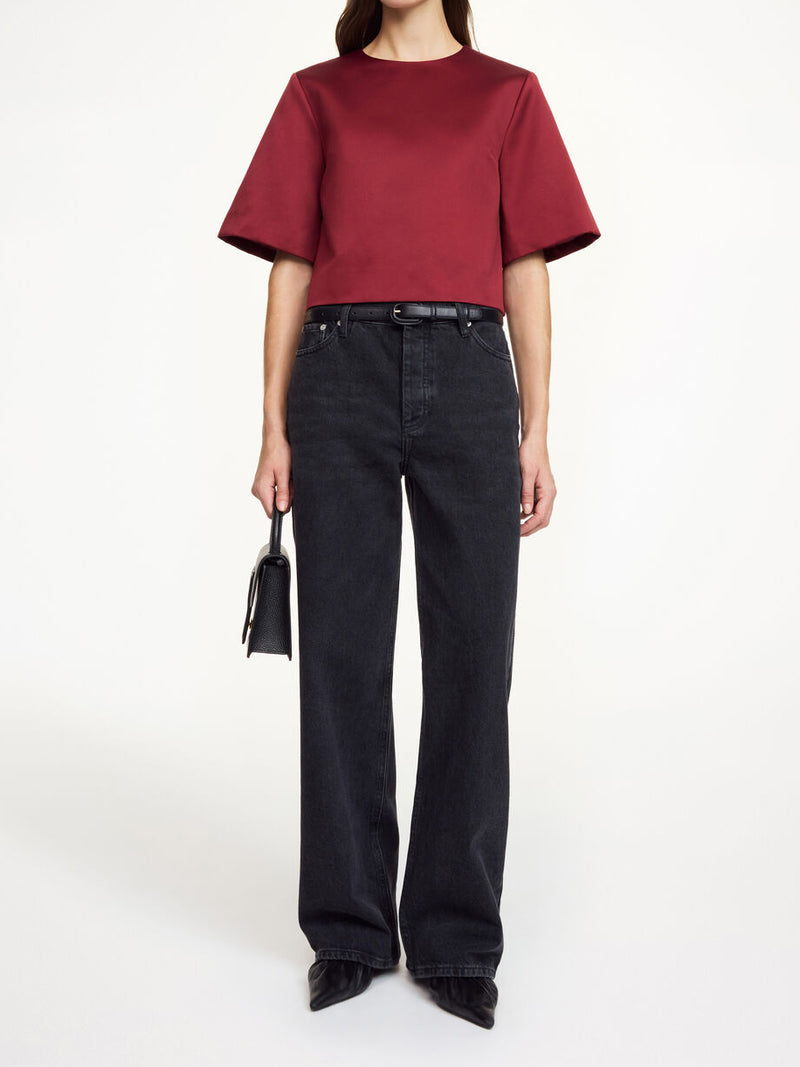 HANIA Topp Burgunder