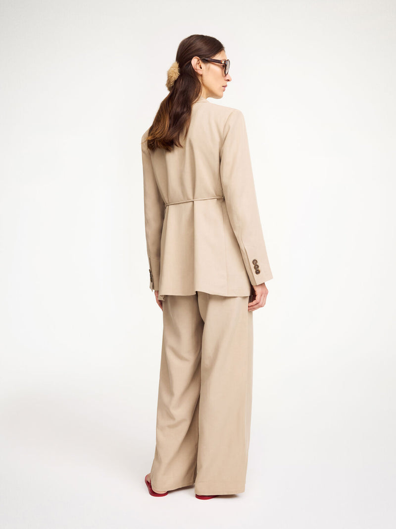 HILAO Lyocell Blazer Beige