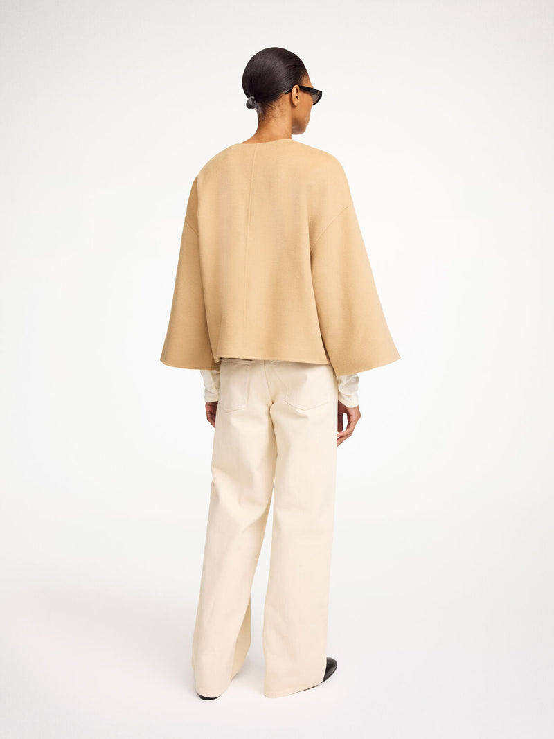JACQUIE 100% Ulljakke Beige