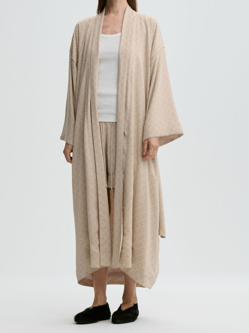 KIMBER Morgenkåpe Beige