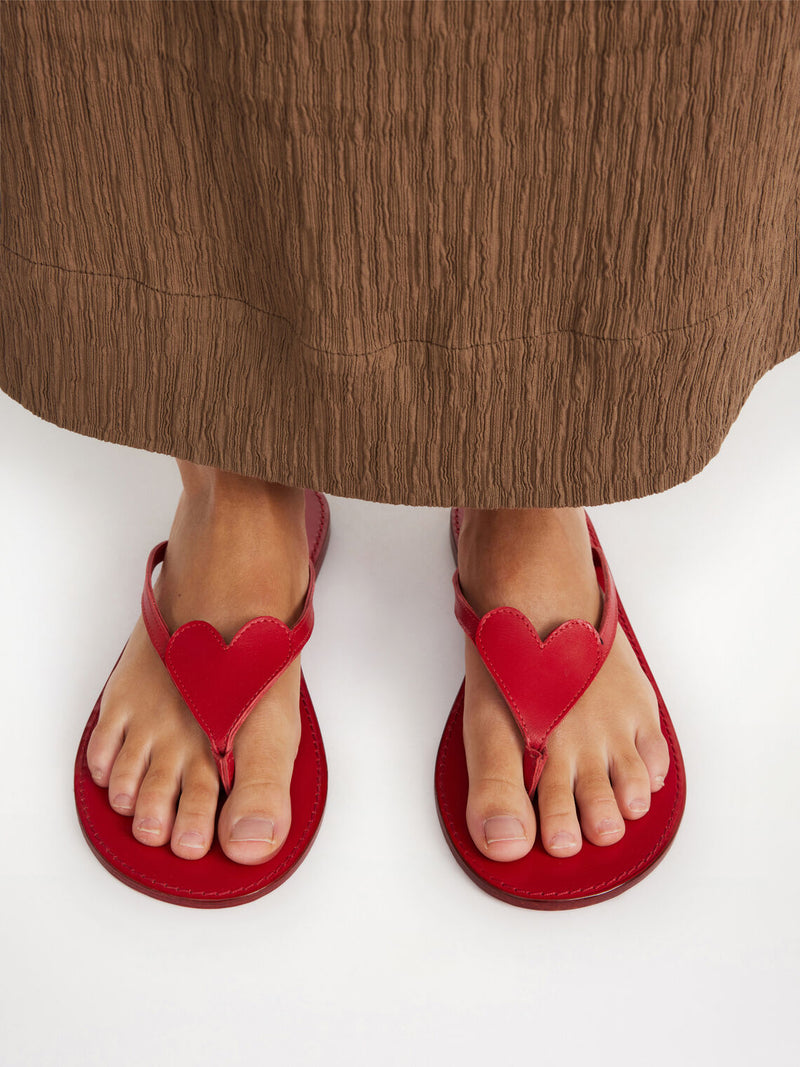 LALLA Sandaler Rød