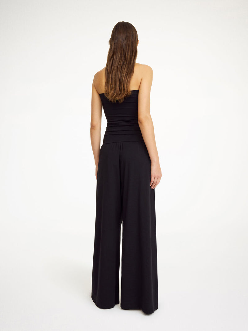 marciel, jumpsuit, organiskbomull, elastane, sort, by malene birger