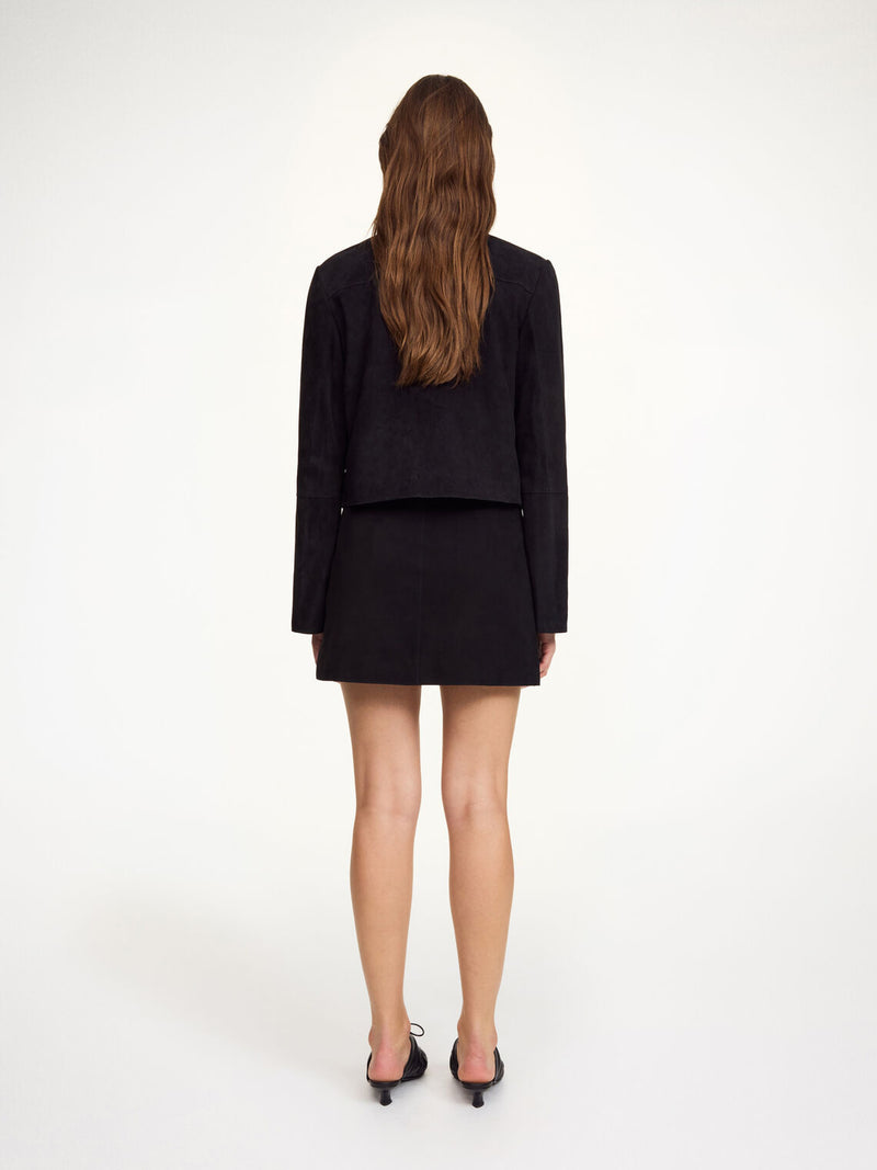 NOLA SUEDE Skinnskjørt Sort