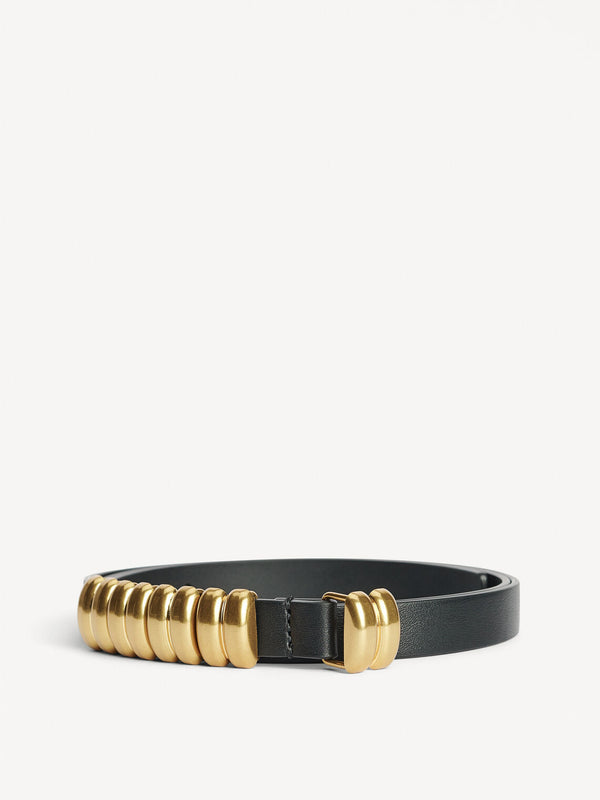 ounlo, belte, kuskinn, sort, by malene birger