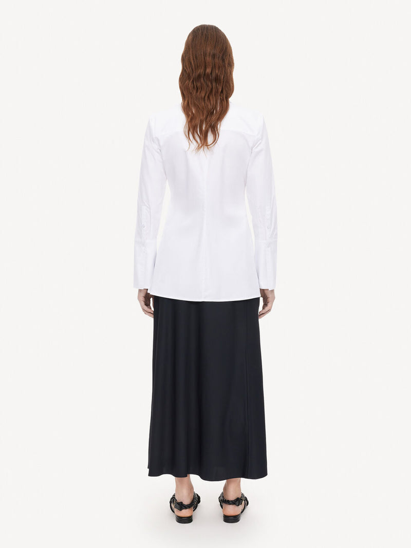 PADANO Skjorte med et nett snitt Hvit