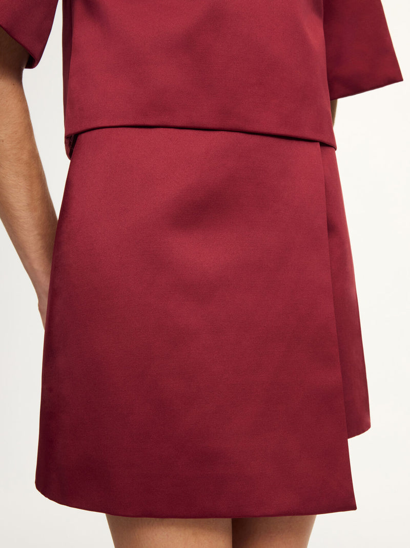 RAYE Mini Skjørt Burgunder