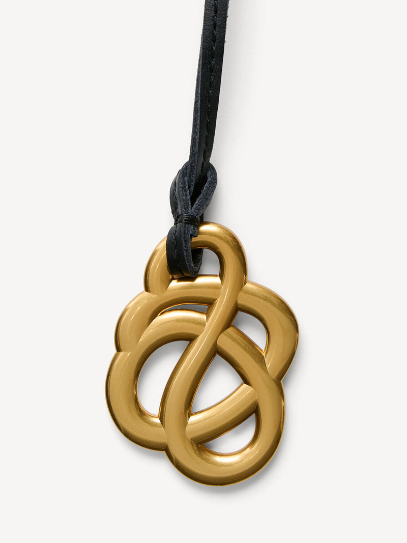 SALLON Belte med Swirl motiv Sort