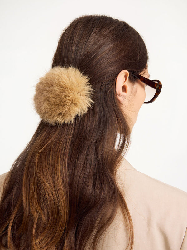 SHELAN Hårspenne med Faux Fur