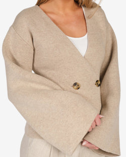 TINLEY Cardigan Beige