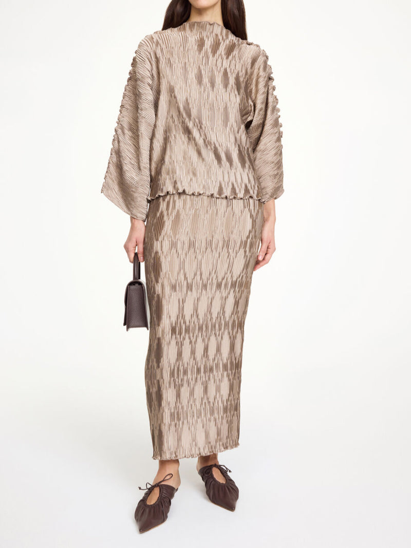 TRALLUMAN Bluse Beige