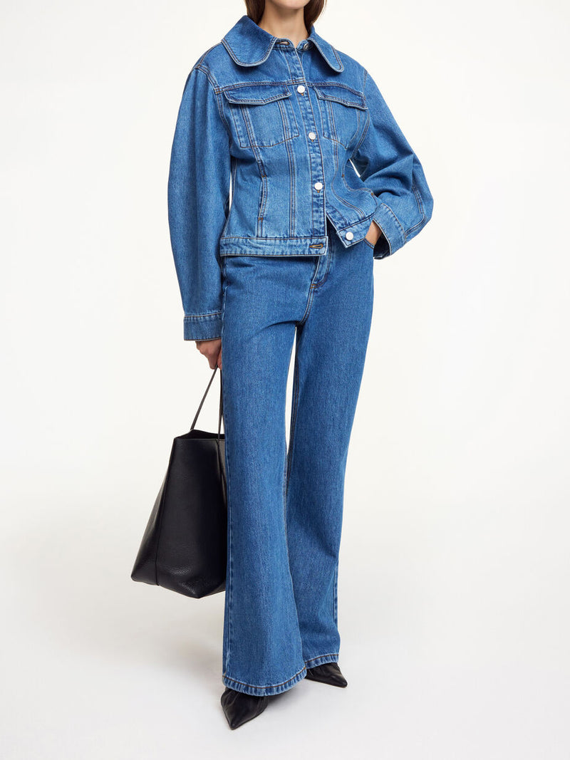 VILLIES Jeans jakke Blå