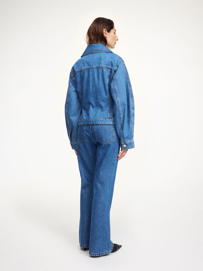 VILLIES Jeans jakke Blå