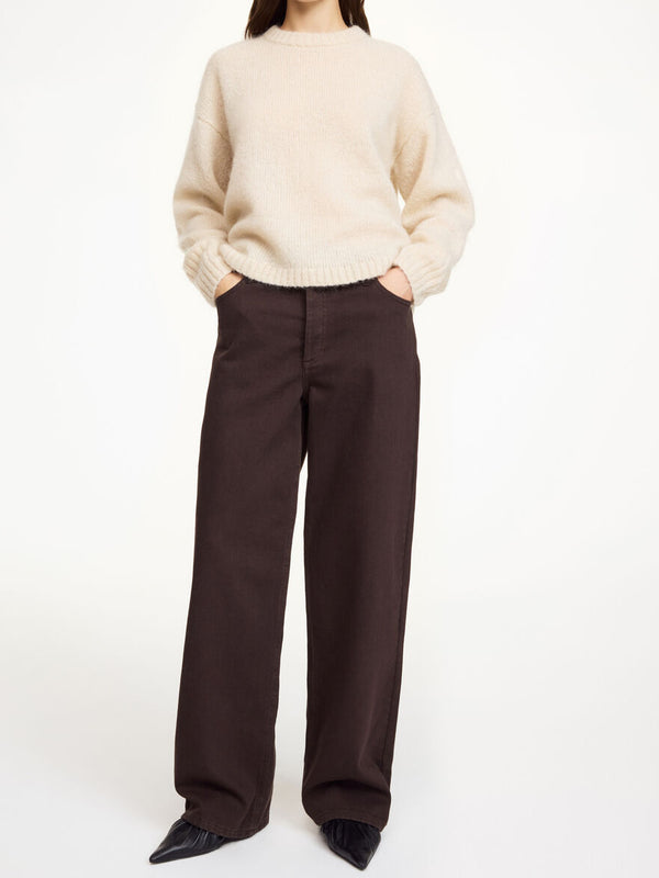 VINOLA Jeans Mørkebrun