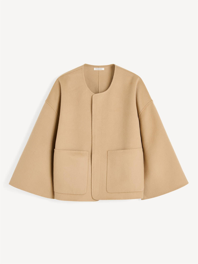 JACQUIE 100% Ulljakke Beige
