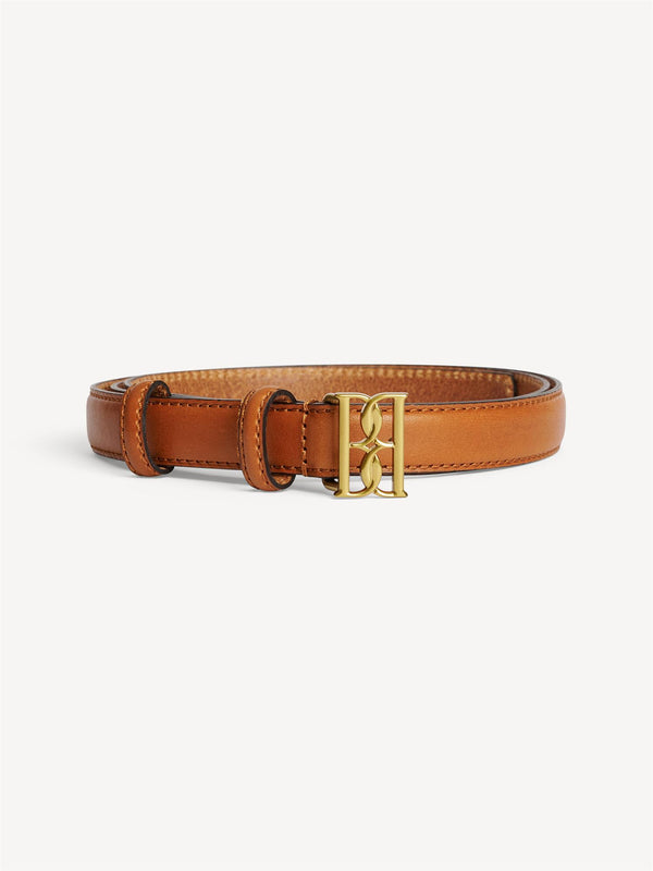 marlos, belte, kuskinn, brun, by malene birger