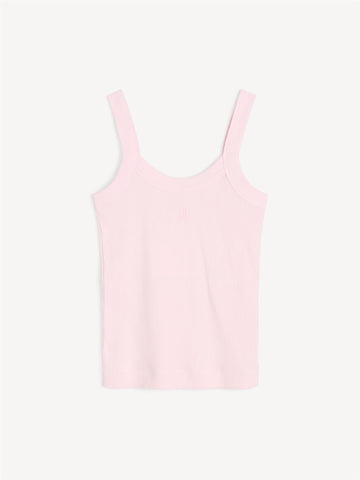 FRILLIO Topp med monogramprint på brystet Rosa
