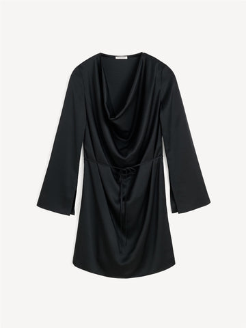 CORNELIA Kjole med midi lengde Sort