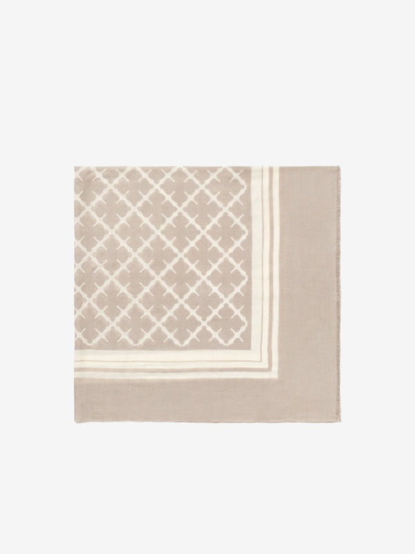 cornelis, skjerf, ull, beige, by malene birger, signature flower