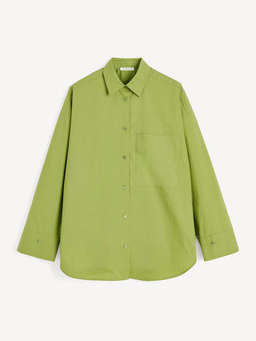DERRIS Bomullsskjorte Grønn
