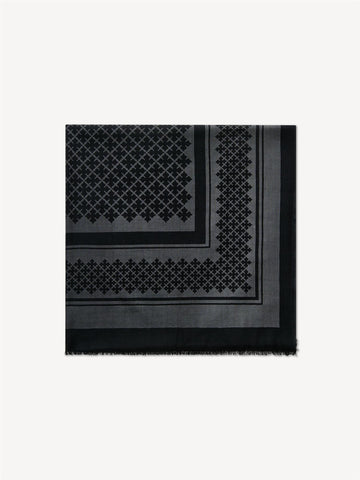 JULEE Ullskjerf Mørkegrå