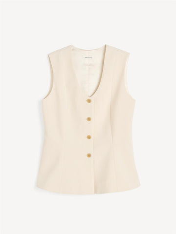 MERLIN Vest Hvit