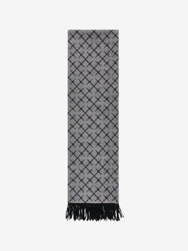 ortega, skjerf, ull, kashmir, grå, by malene birger